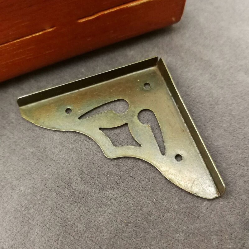 20/30Stck Möbel Metall Handwerk Antike Bronze- Schmuck Kasten Ecke Fuß Holz fallen Ecke Schutz Dekorative Ecke 35mm