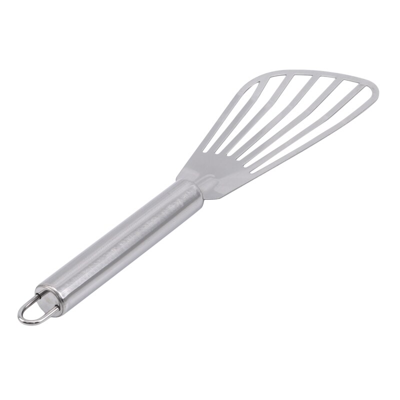 Stainless Steel Slotted Turner Spatula Fried Shovel Egg Fish Frying Pan Turners Cooking Utensils Kitchen Cooking Supplies
