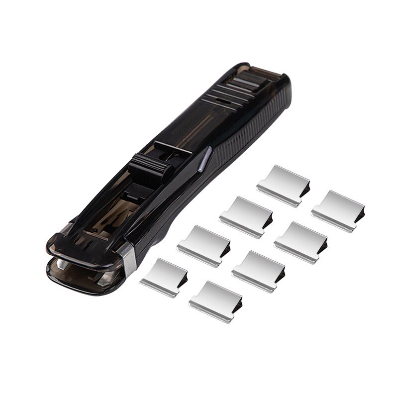 Portable Push Folder Office Stationery Auxiliary Folder Stapler