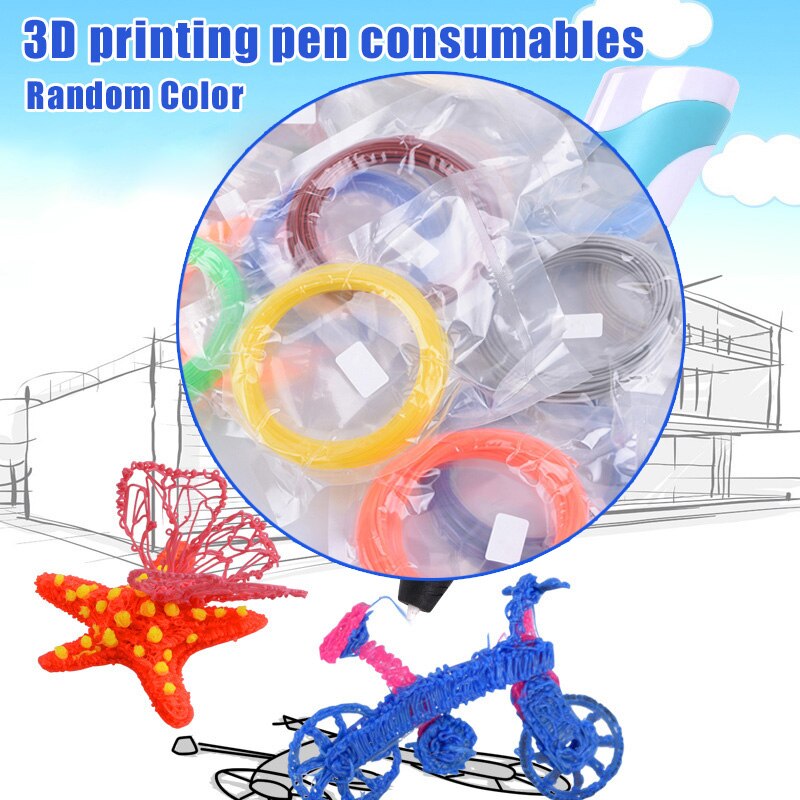 20pcs 3D Printer Filaments Plastic Threads Wire PLA Printer Consumables for 3D Printer: Default Title
