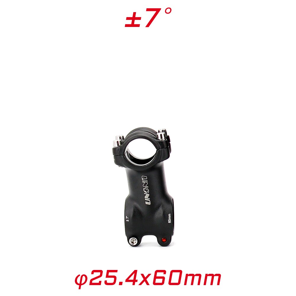 Attacco Manubrio Bici UNO 25.4mm - 7&deg;/17&deg;/35&deg; - Lunghezze 60-135mm - MTB E Corsa