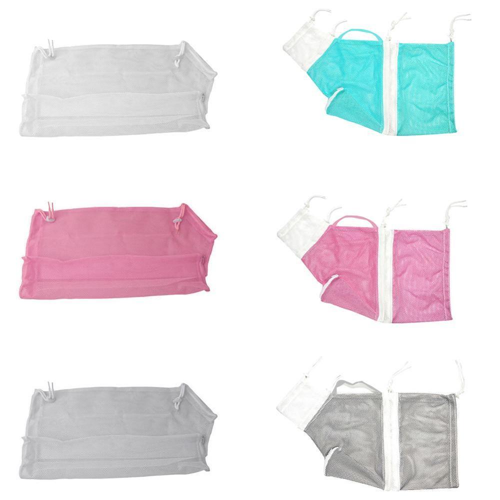 Mesh Cat Bathing Bag Cats Grooming Washing Bags Cat Scratching Bite Bath Clean Cat No Nail Cutting Bag Supplies Restraint V8N9