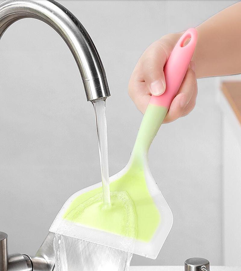 Pro Home Cooking Utensils Silicone Spatulas Beef Meat Egg Kitchen Scraper Wide Pizza Shovel Non-stick Turners Food Lifters Tool