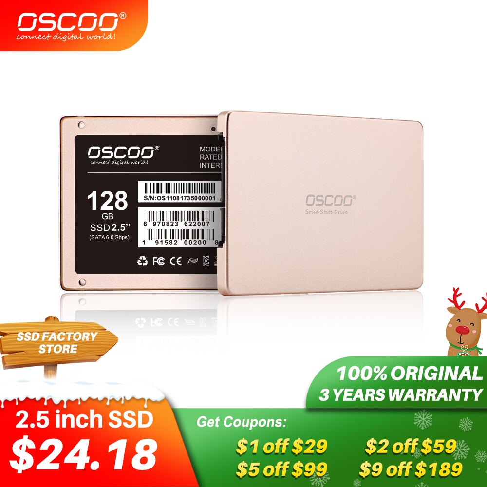 Oscoo Originele Mlc 2.5Inch Sata Ssd Harde Schijf Voor Desktop Laptop Interne Harde Schijf Hdd Factory Direct