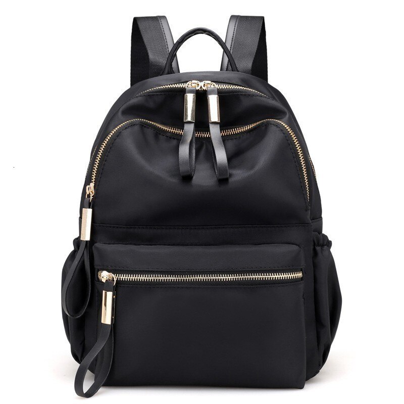 Frauen Schwarz Rucksack Weibliche Jugend Rucksäcke für Teenager Mädchen Schule Schulter Taschen Student College Bookbag Reisetasche: Default Title