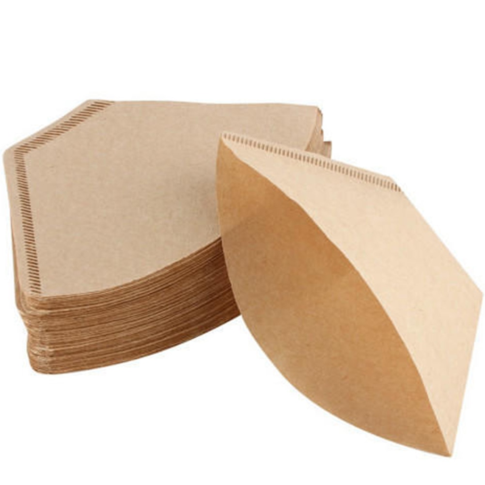 100 Uds filtro para máquina de café americano espesor uniforme duradero Sector seguro para la salud ligero pequeño