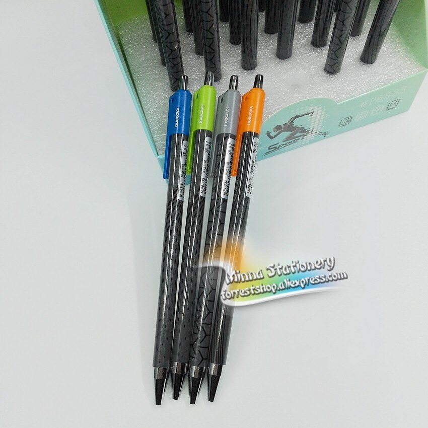 (6 Pieces/Lot) Cute Korean Stationery Plastic Mechanical Pencil 0.5mm 0.7mm Drawing Pencils For School Office Stationery MP6833