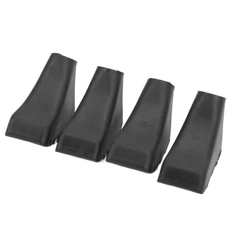 Protector de goma con forma de herradura para bastón, almohadilla de goma para senderismo, escalada