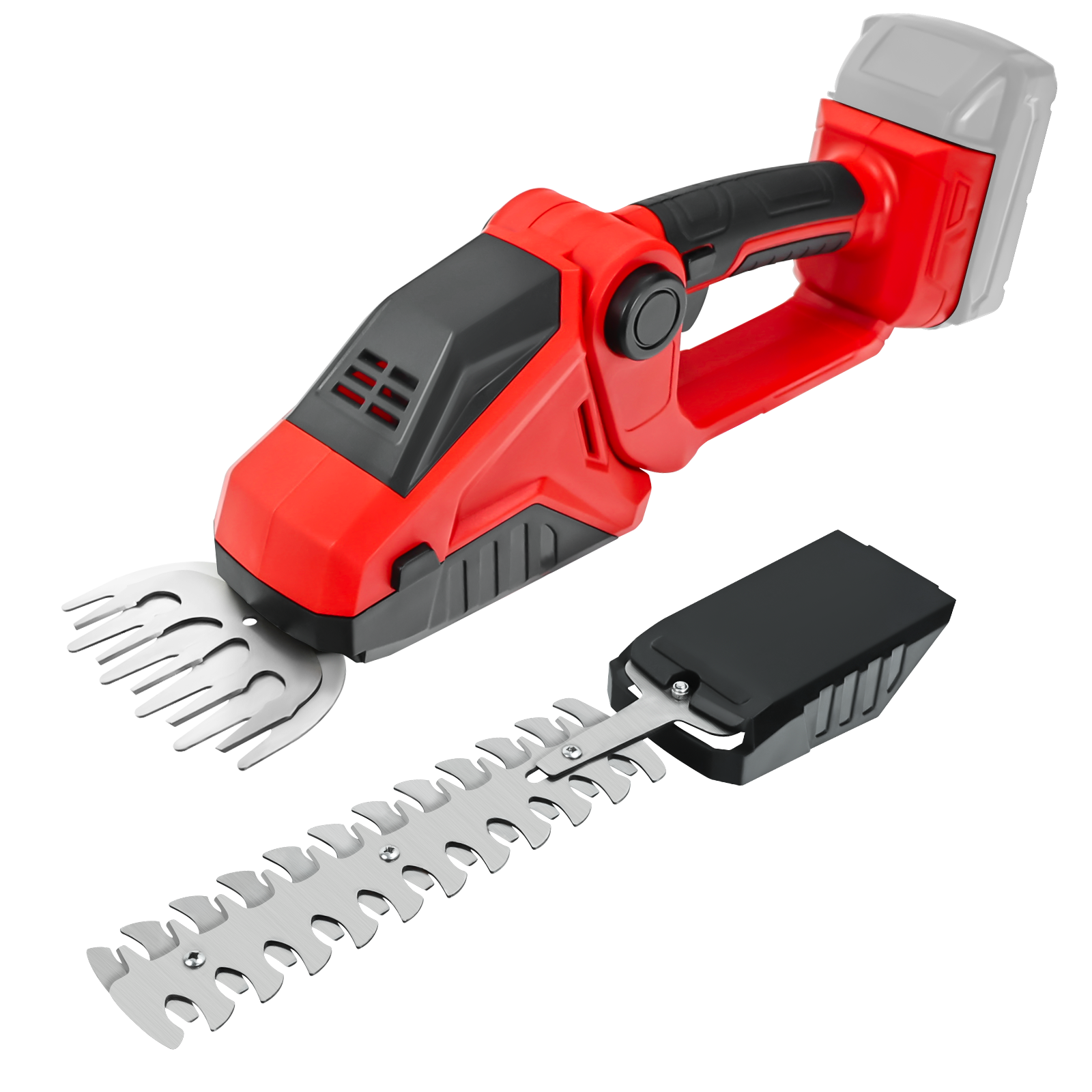 Akumulatorowe nożyce robić żywopłotu robić akumulatora Milwaukee 18 V Ręczne elektryczne nożyce robić żywopłotu 2 w 1 Nożyce robić trawy Narzędzie ogrodowe (bez akumulatora): Default Title