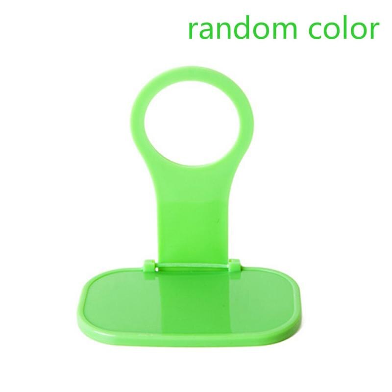 1/3/6Pcs Mobiele Muur Hanger Telefoon Oplader Adapter Kabel Willekeurige Kleur Tidy Folding Universele Mobiele telefoon Haak: 1pcs random color