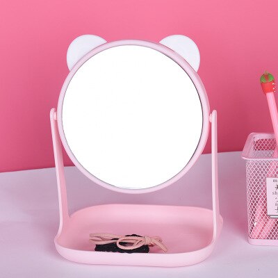 nordisch schöNe Multifunktions machen-hoch Spiegel Schreibtisch Drehbare gotisch Schönheit Selfie Spiegel Rose Runde Oval Herz Schönheit Machen Spiegel: A9