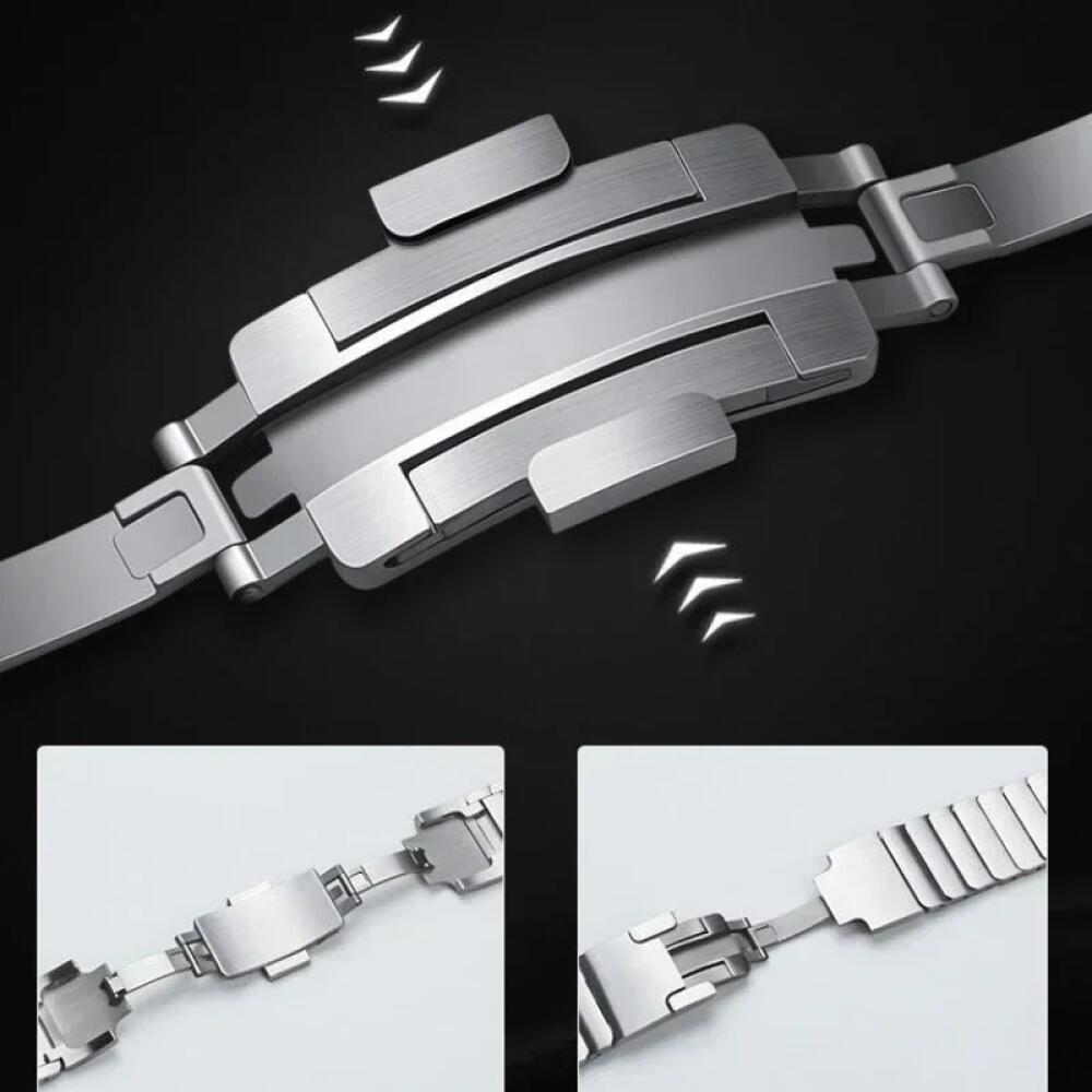 22mm- reim til amazfit bip 6 5 5 unity/gtr 2 3 4 metallrem i rustfritt stål til amazfit stratos/balance/cheetah rundt armbånd
