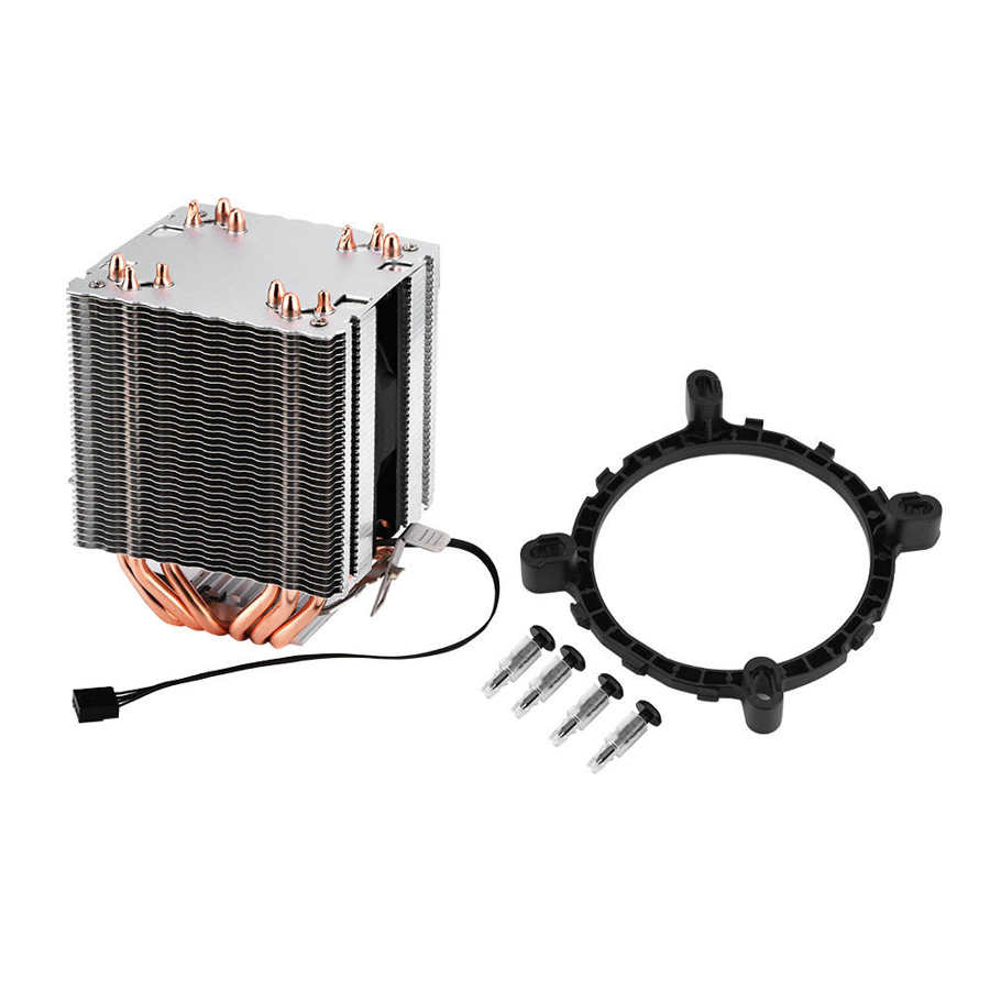 6 Heatpipe CPU Cooler Temperature Control 6 Heatpipe CPU Cooler Quiet 800-2200 Revolutions CPU Cooler Air Cooling Dual-tower: Default Title
