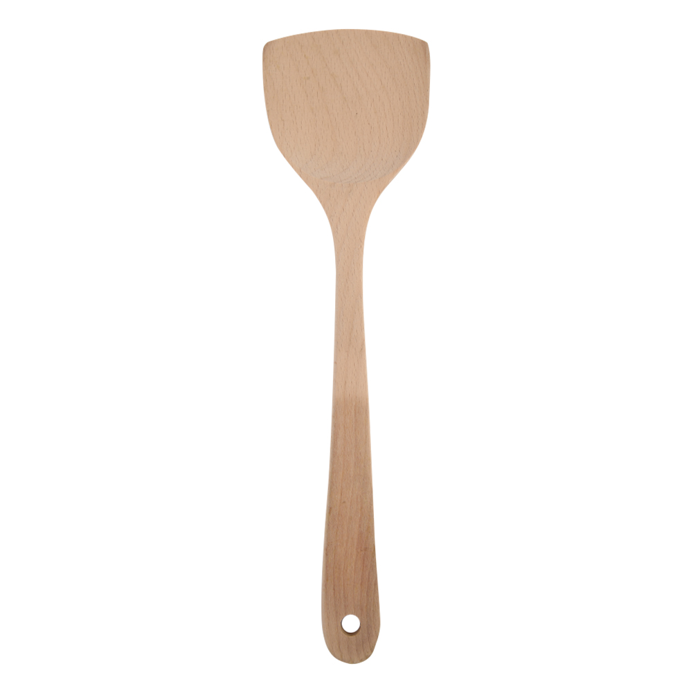 Wooden Kitchen Utensils Cooking Shovel Spatula Spoon Non-stick Turner Cookware Tool: E