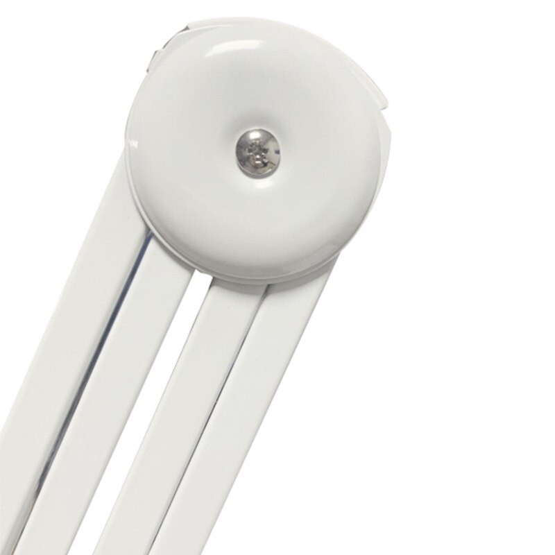 Microphone Stand Adjustable Suspension Boom Arm with Built-in Spring for Voice Recording White