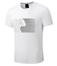 Camisa personalizada de A-8803, logo impreso: Blanco / M