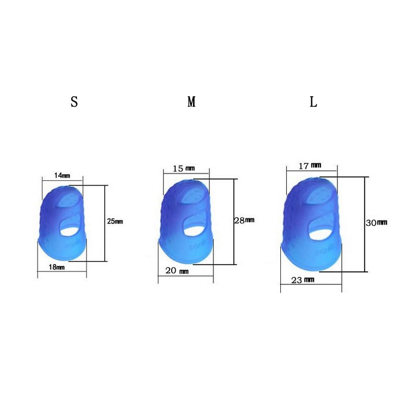 Protecteur de doigts en Silicone pour guitare, 5 pièces/ensemble, protège-doigts en Gel, cordes de guitare, housse de protection des ongles