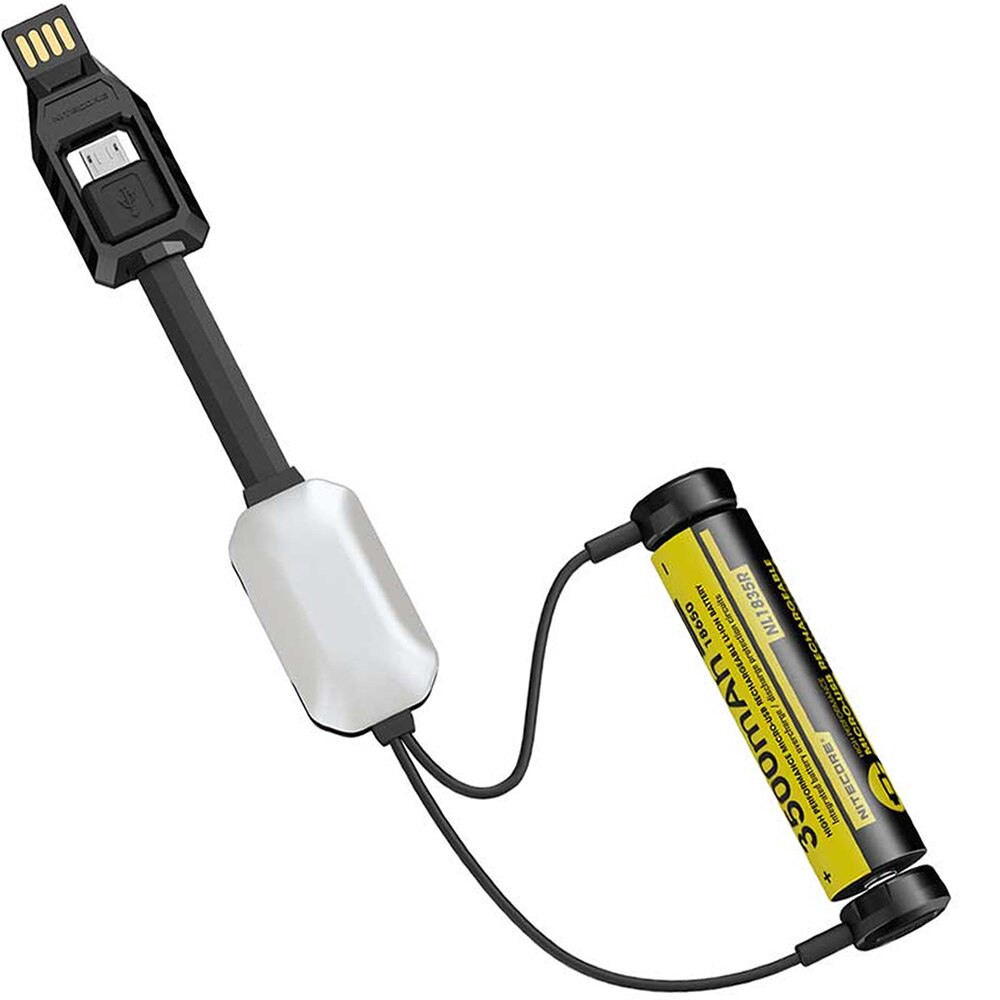 Nitecore LC10 Portable Magnetic USB Charger Power Bank Without Battery Power Smart Almost All Kind Li-ion Battery