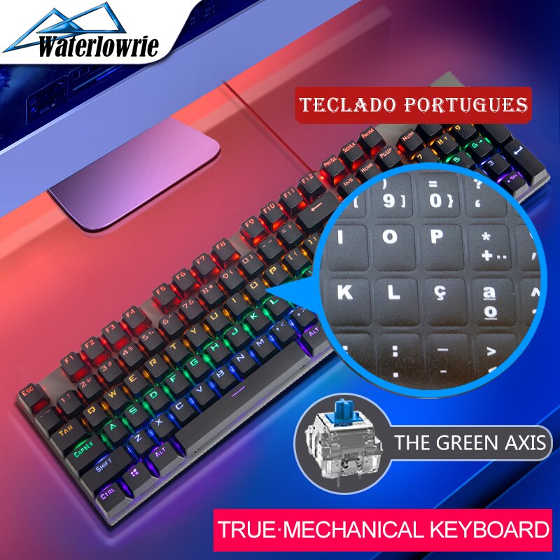 Gaming Mechanical Keyboard 104 Keys USB Wired LED ... – Grandado
