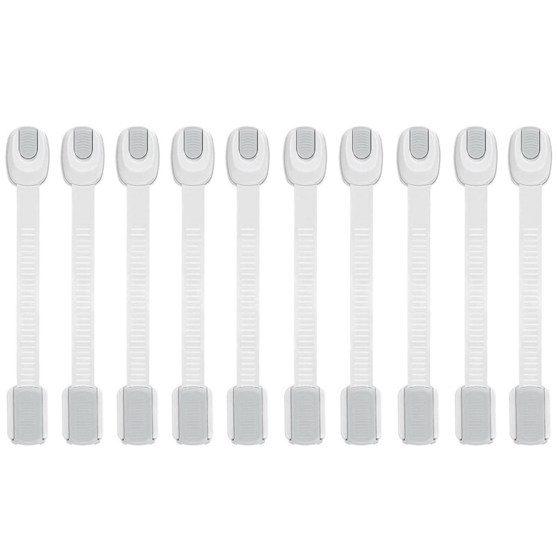 Baby Proofing Child Safety Locks Childproof Cabinet Latches Easy To Install No Drilling Baby Safety Lock(10 Pack)