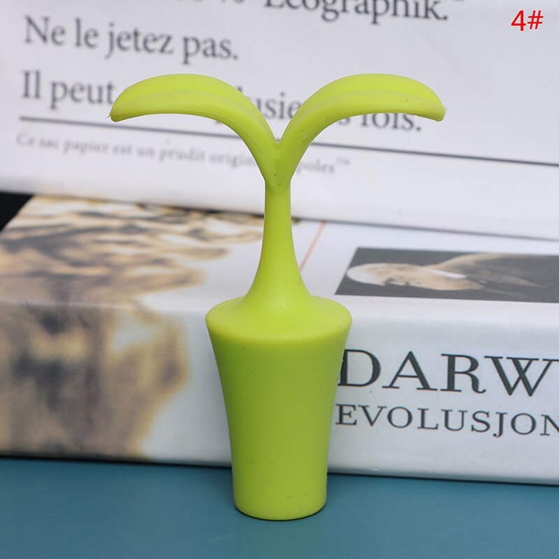 Tapas de botellas tapón de vino barra familiar herramientas de preservación de silicona Barware accesorios de cocina: 4