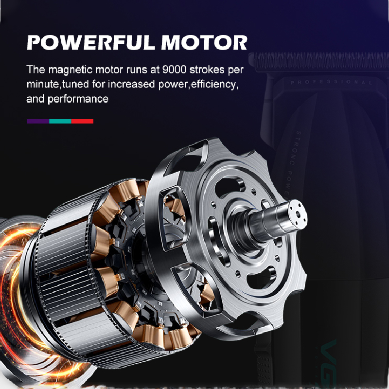 Original VGR 0mm Null Metall Elektrische Haar Bart Trimmer Für Männer Körper Gesicht Elektrische Haarschneidemaschine Haar Schneiden Wiederaufladbare