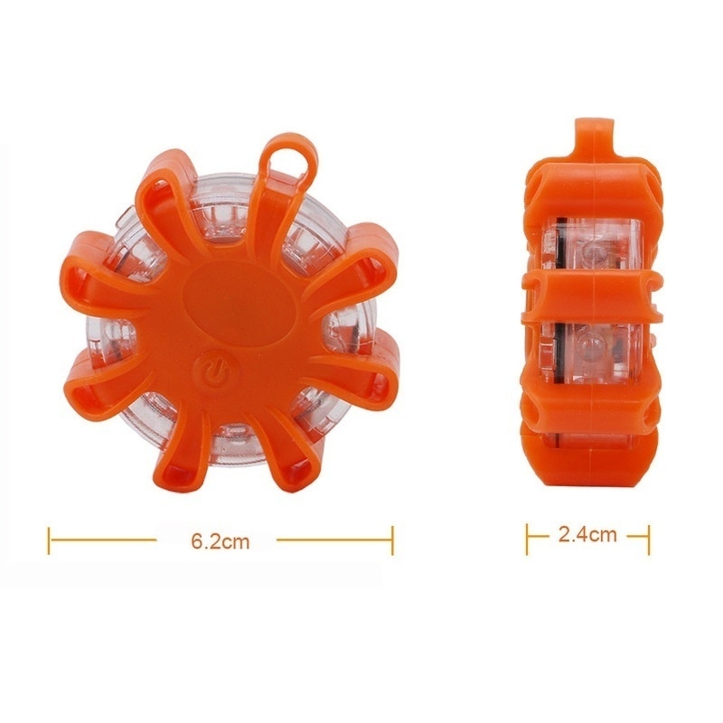LED Notfall Auto Taschenlampe Batterie angetrieben Blinkende warnen Nacht Lichter bin Straßenrand Rabatt Leuchtfeuer verrotten Gelb Straße Magnetische Lampe