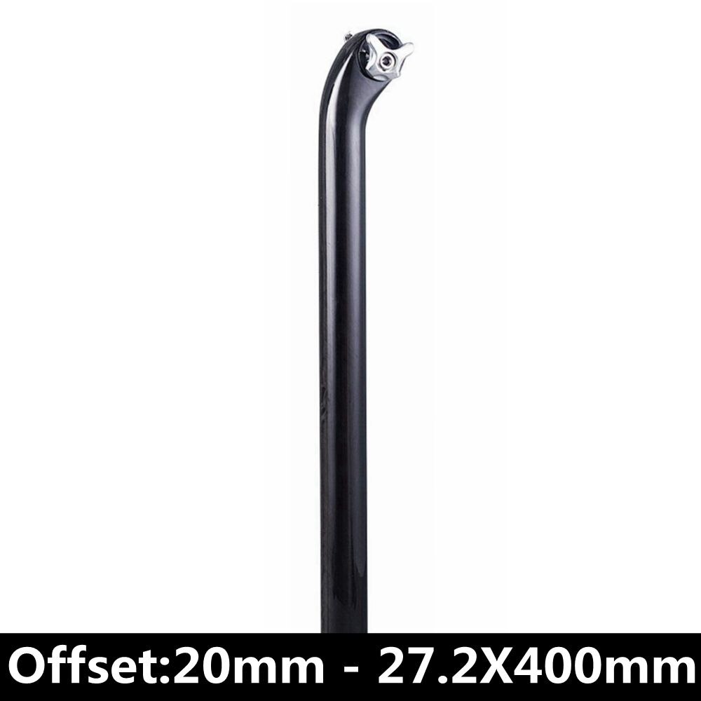Glossy UD Carbon Fibre Bicycle Seat Post Cycling SeatPost Bike Seat Tube Parts Diameter 27.2mm 30.8mm 31.6mm Angle 5/20 Degrees: Offset 25mm 27.2X400