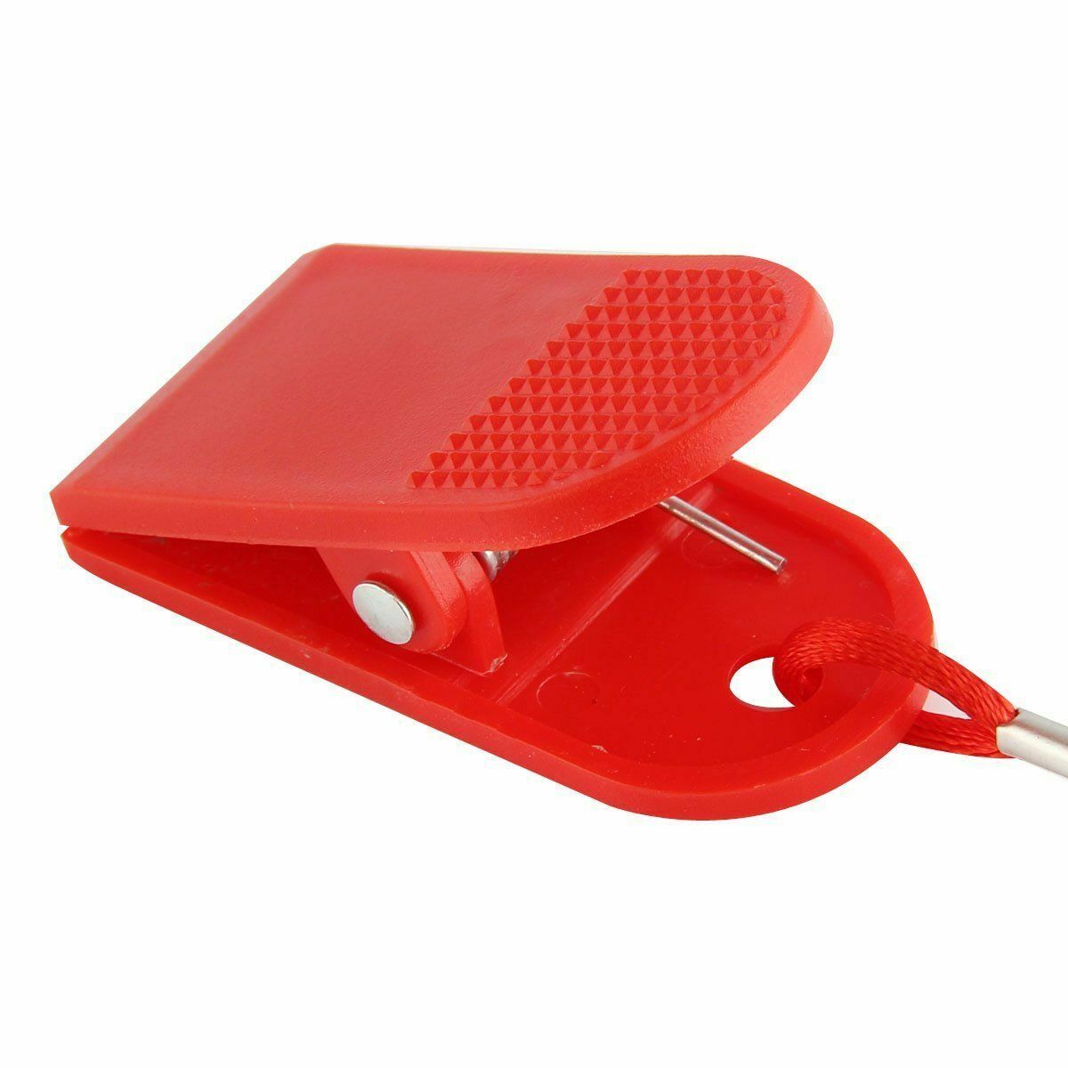 1 szt. Bierznia akcesoria krokowe klucz bezpieczeństwa automatyczna bieżnia bezpieczeństwo magnetyczne okrągły przełącznik mechanizm blokady czerwony