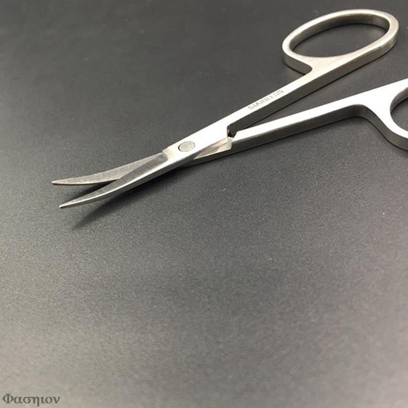 Manicure Tool For Nails Eyebrow Nose Eyelash Cuticle Scissors Curved Pedicure Scissors Oct Nail Scissor