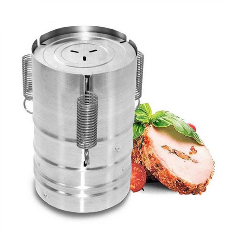 Máquina de prensado de 3 capas, herramienta de cocina de acero inoxidable para carne, jamón, mariscos y aves de corral