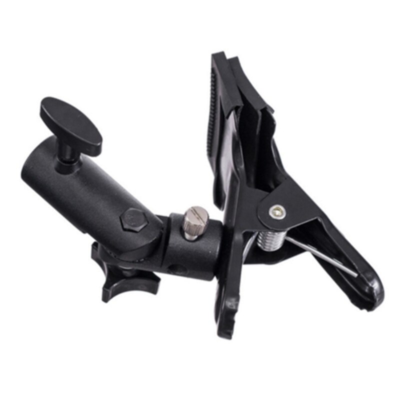 E-shaped Light Stand Mount Bracket Heavy Duty Tripod Stand for Light Monolight Softbox Reflector Holder Clip Backdrop