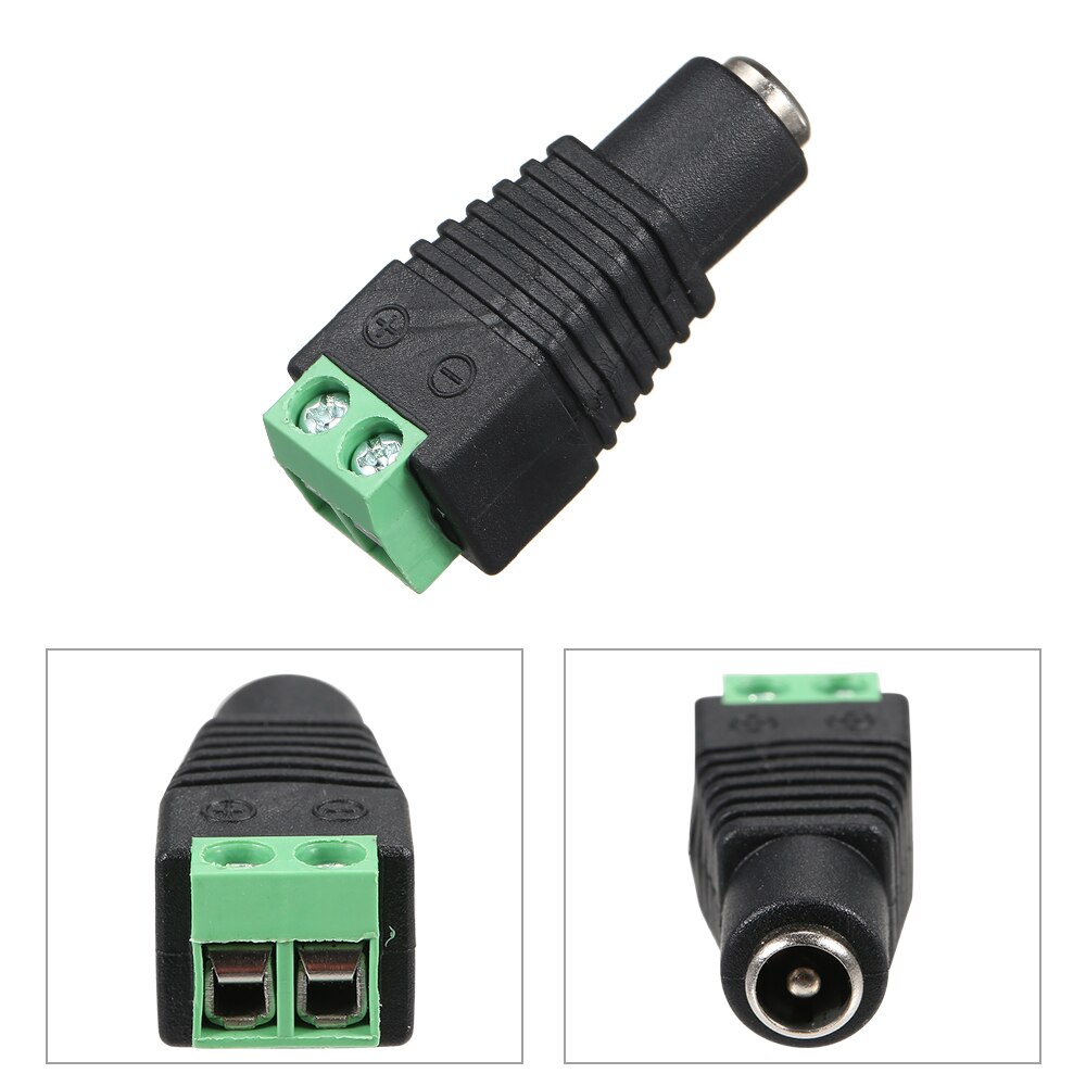 Power Adapter Female Connector Plug for LED Strip Light