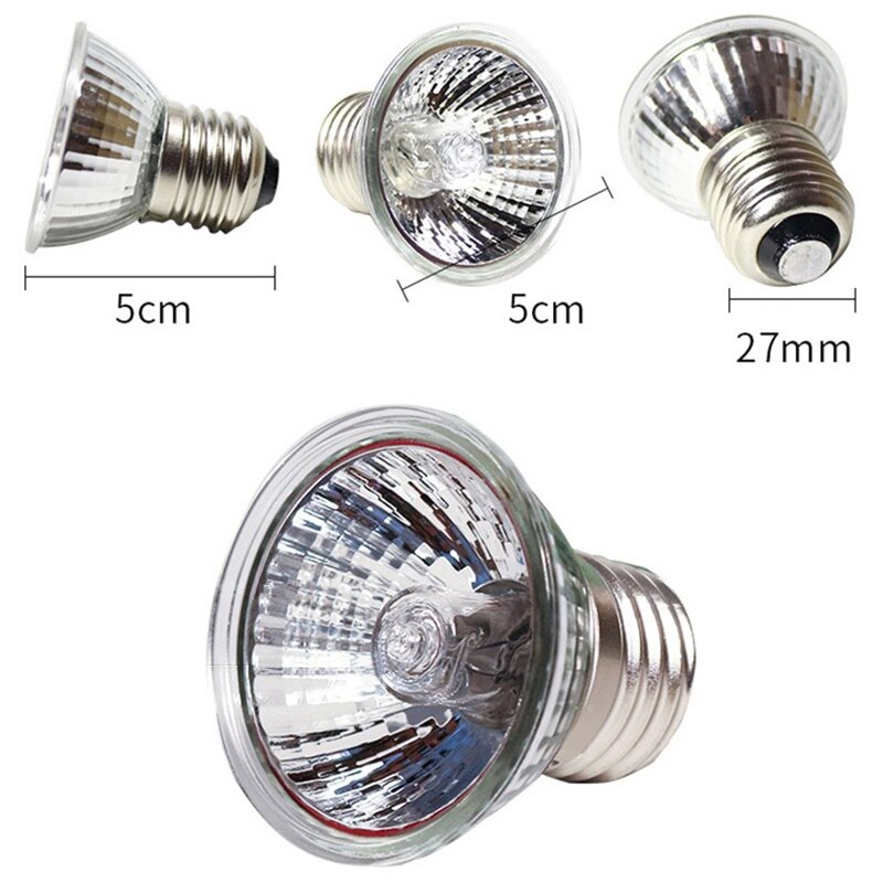 25/50/75w Uva+uvb 3.0 Reptile Lamp Bulb Turtle Basking Uv Light Heating