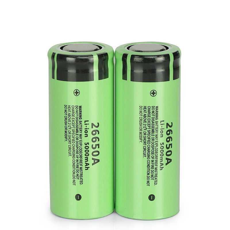 Original 26650 battery 5000mAh 3.7V 50A lithium ion rechargeable battery for 26650A LED flashlight+charger
