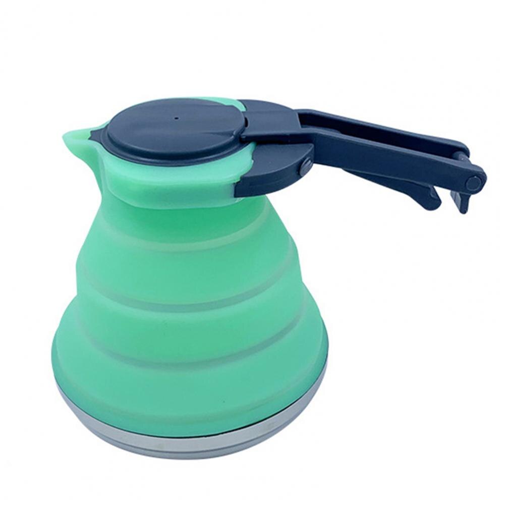 1.5L Outdoor Collapsible Water Boiler Camping Foldable Water Containers Drinking Multifunction Telescopic Storage Water Bottle