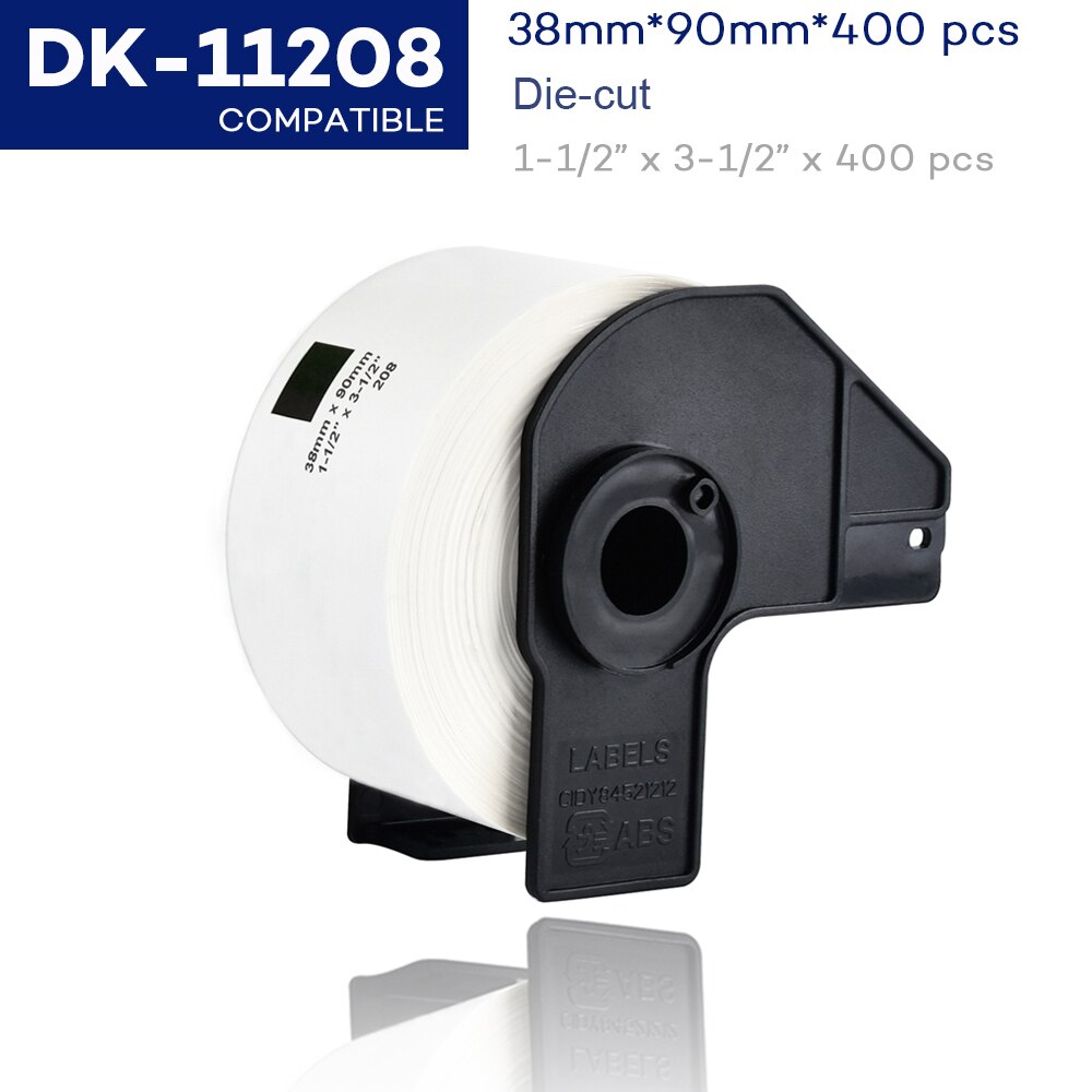 1Roll DK Series Thermal Paper Compatible for Brother Label Printer White Paper DK22205 DK-22205 DK-11201 DK-11208 DK-11204: DK-11208