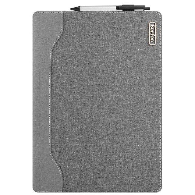 Funda de portátil para HP Spectre x360 13 ap0038nr ap0039nr 13t touch 13,3 pulgadas, funda protectora con soporte, funda de piel: Gris