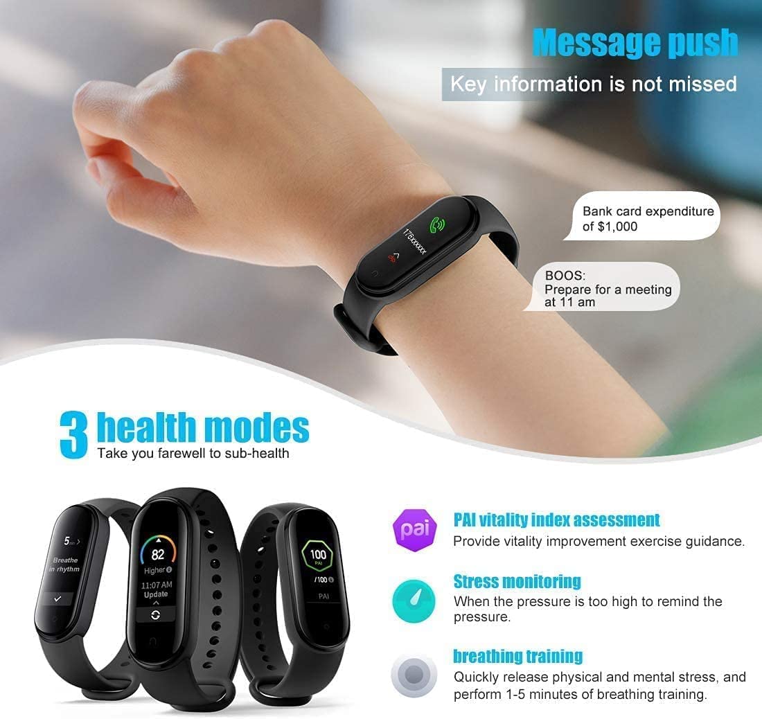 M6 Smart Band Mannen Vrouwen Fitness Smart Horloge Hartslag Bloeddruk Sleep Monitor Stappenteller Bluetooth Armband Voor Ios Android
