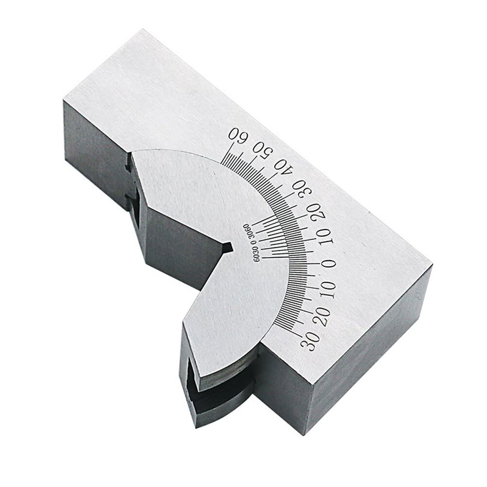 Angle Gauge Blocks With 1 Wrench High Precision Mini Adjustable Angle Gauge V Block Milling Machines Lathe 0 Degree To 60 Degree