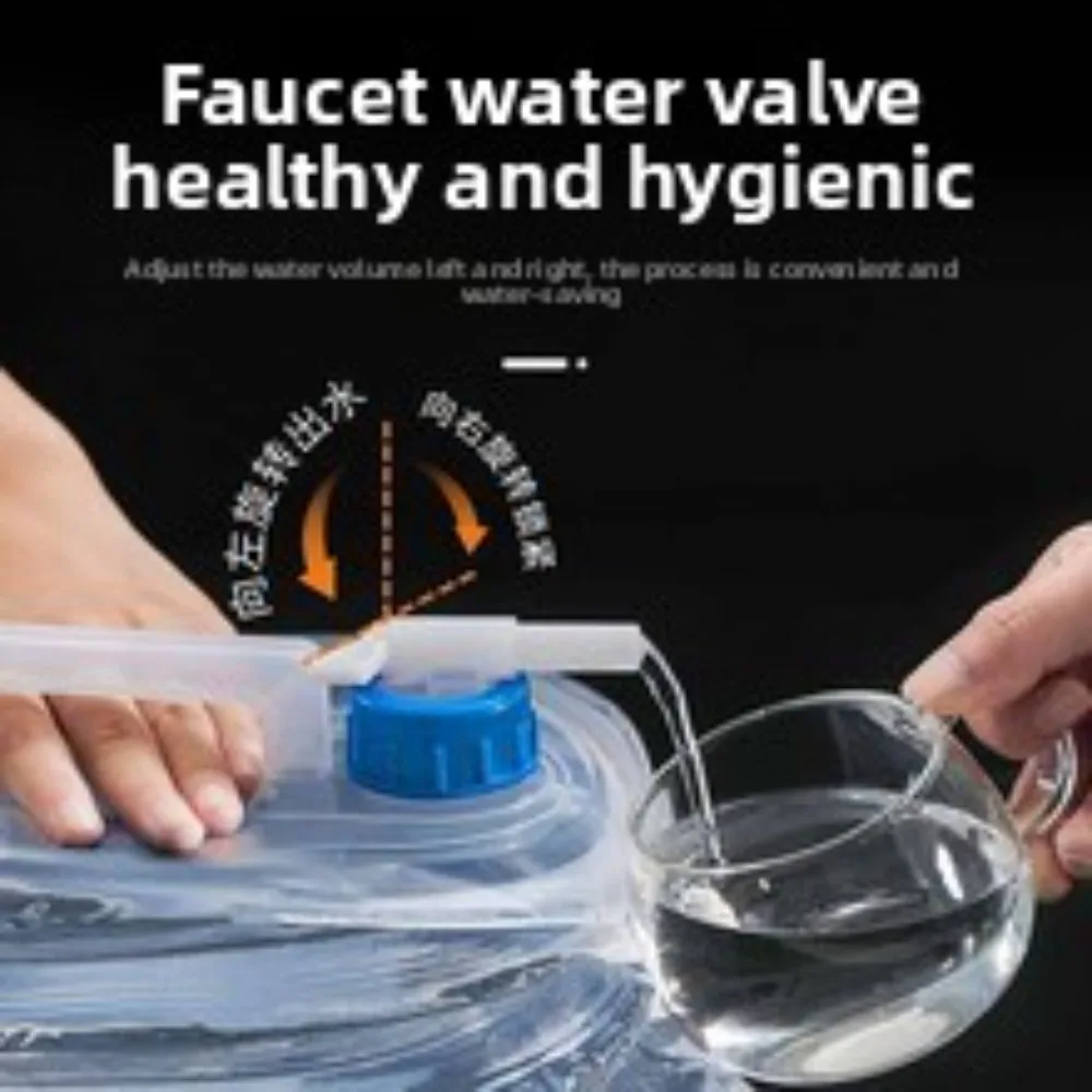 Wiadro na wodę, Wiadro na wodę na zewnątrz, Wiadro na wodę kempingowe, Przenośne wiadro robić przechowywania wody o dużej pojemności Wiadro na wodę z kranikiem