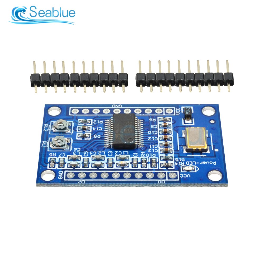 1Pcs 040Mhz AD9850 Dds Signal Generator Module 2 Sinus En 2 Vierkante LowPass filter Kristal