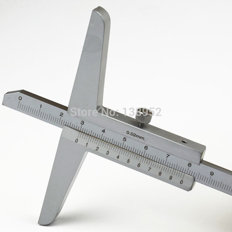 0-150Mm 0-200Mm 0-300Mm Staal Diepte Schuifmaat Gauge Diepte Schuifmaat micrometer Diepte Meten