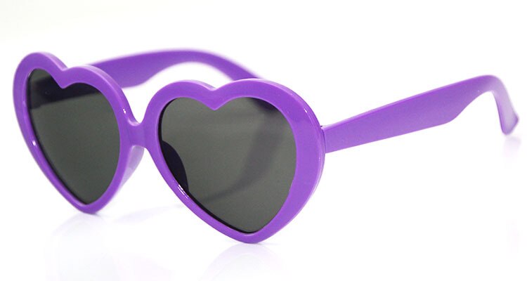 Hart Kids Zonnebril Kinderen Retro Leuke Zon Cartoon Brilmontuur Meisjes Jongens Baby Brillen Mode Trends: Paars