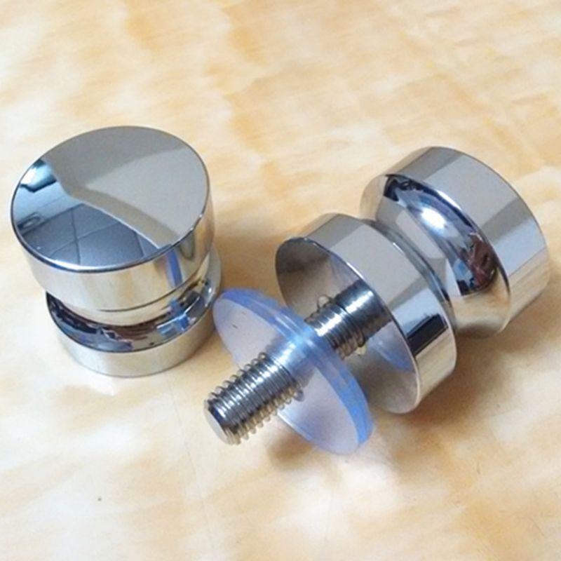 Enkeltrille glasdørknop brusebadskabshåndtag aluminiumslegering metal  y1ad