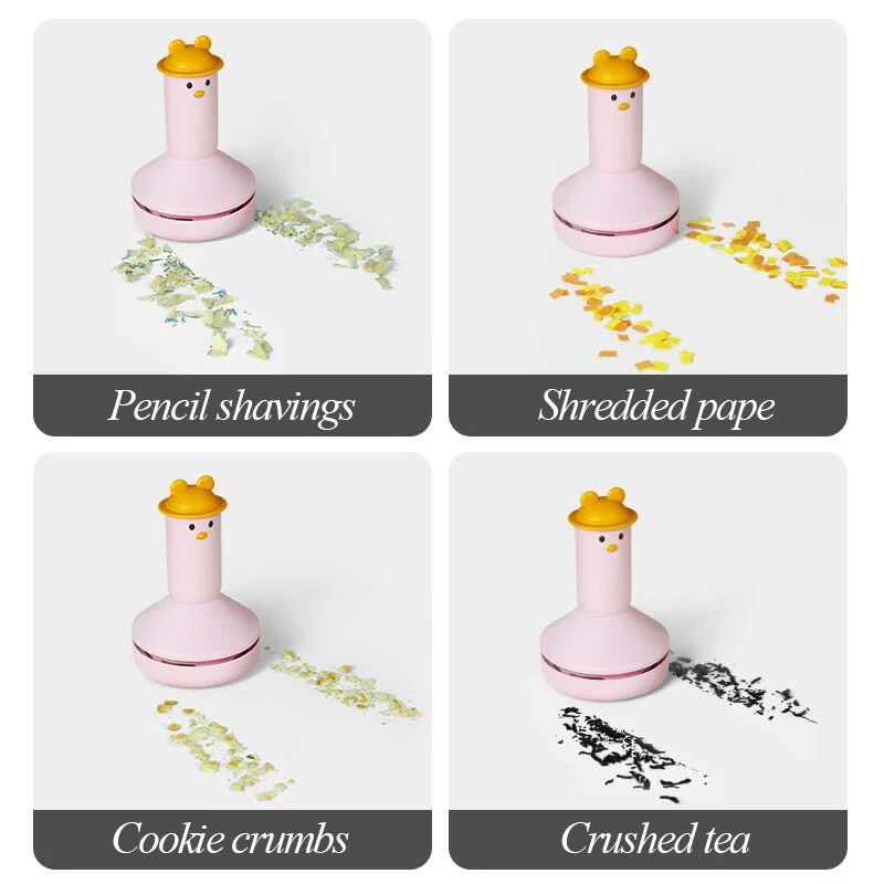 Mini Desktop Vacuum Cleaner Office Desk Dust Home For High Suction Table Keyboard Cleaning Computer Sweeper Stationery Supplies