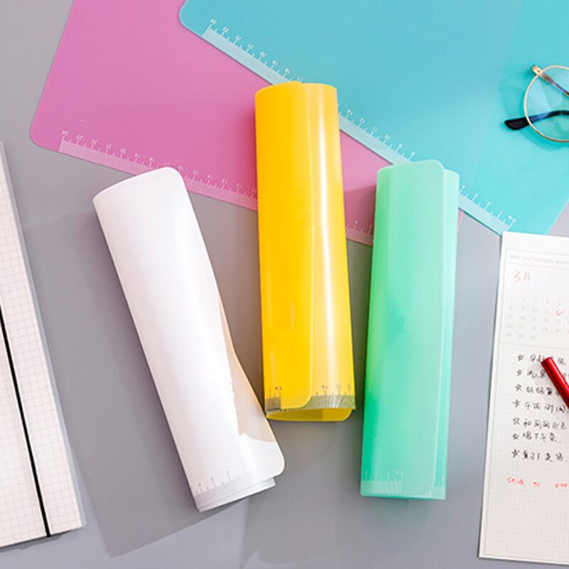 Colorful Writing Pad Paper Holder Flexible Anti-slip Painting Drawing Board Tool for Students Office @M23