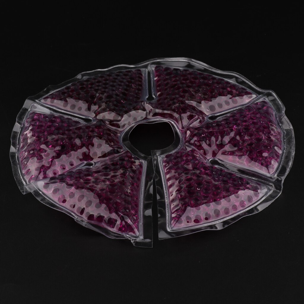 Reusable Gel Pads Cold Breast Nursing Ice Pack for Breastfeeding Relief: Purple
