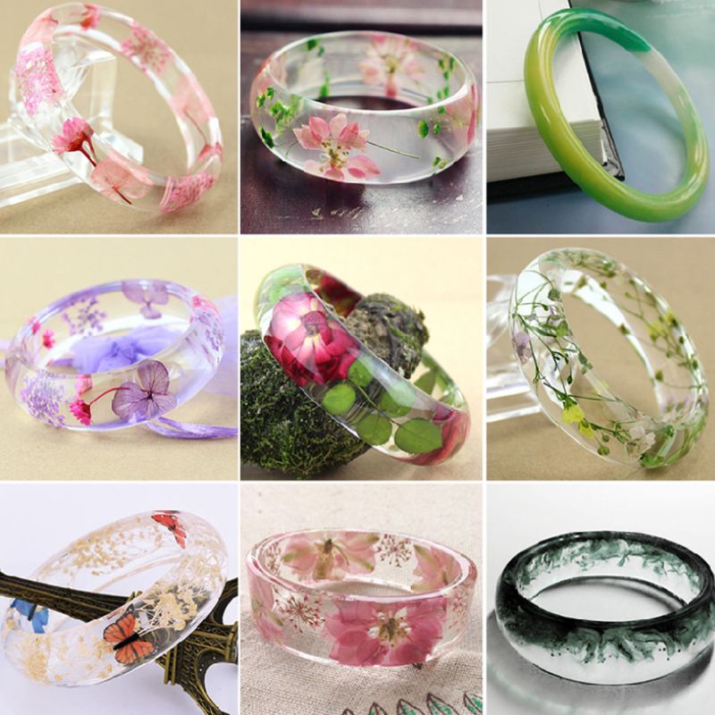 Flat Rings Mould Collection Handmade Jewelry Tools DIY Jewelry Making Ring Silicone Molds For Resin Crystal Epoxy Resin Molds