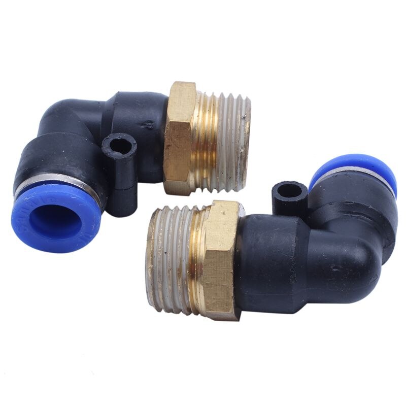 Quick Fitting 10 mm to 1/2 BSP Thread Male Quick Couplings Pneumatic Fittings 4 pieces